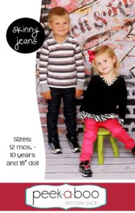 Skinny Jeans Pattern for Kids