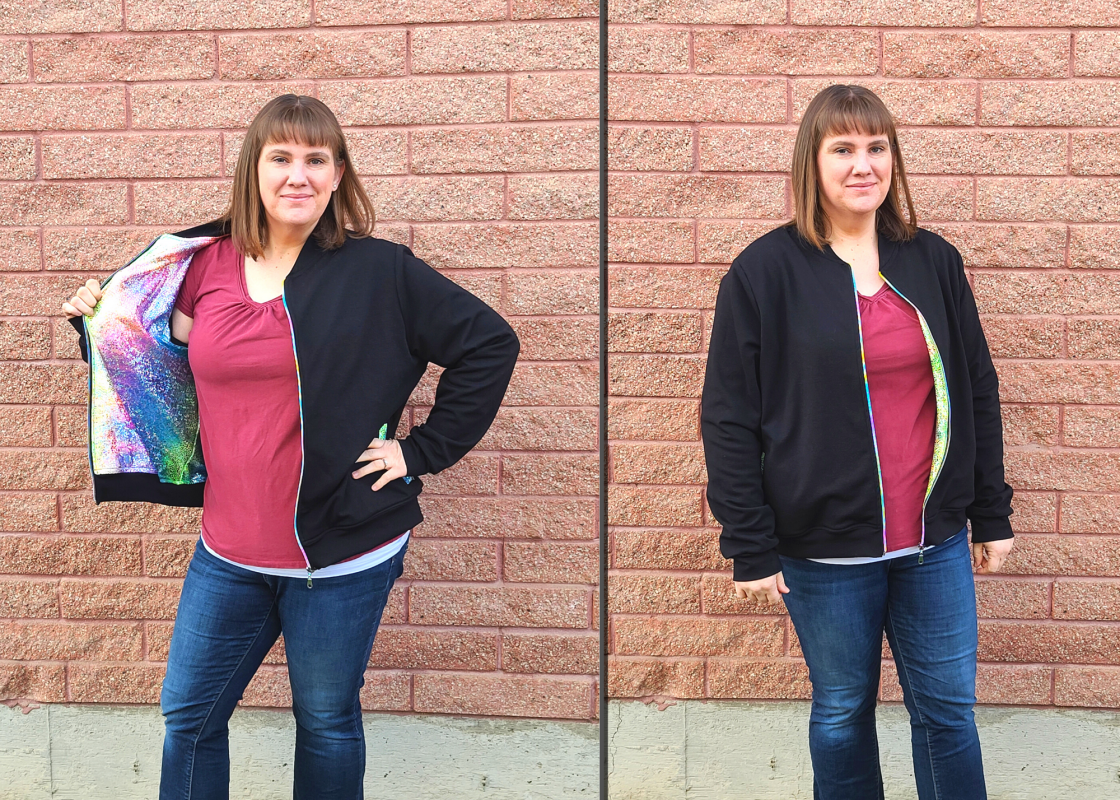 Ollie Bomber Jacket pattern review