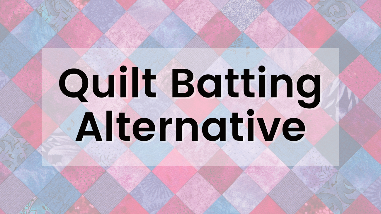 Quilt with fleece batting as an affordable alternative