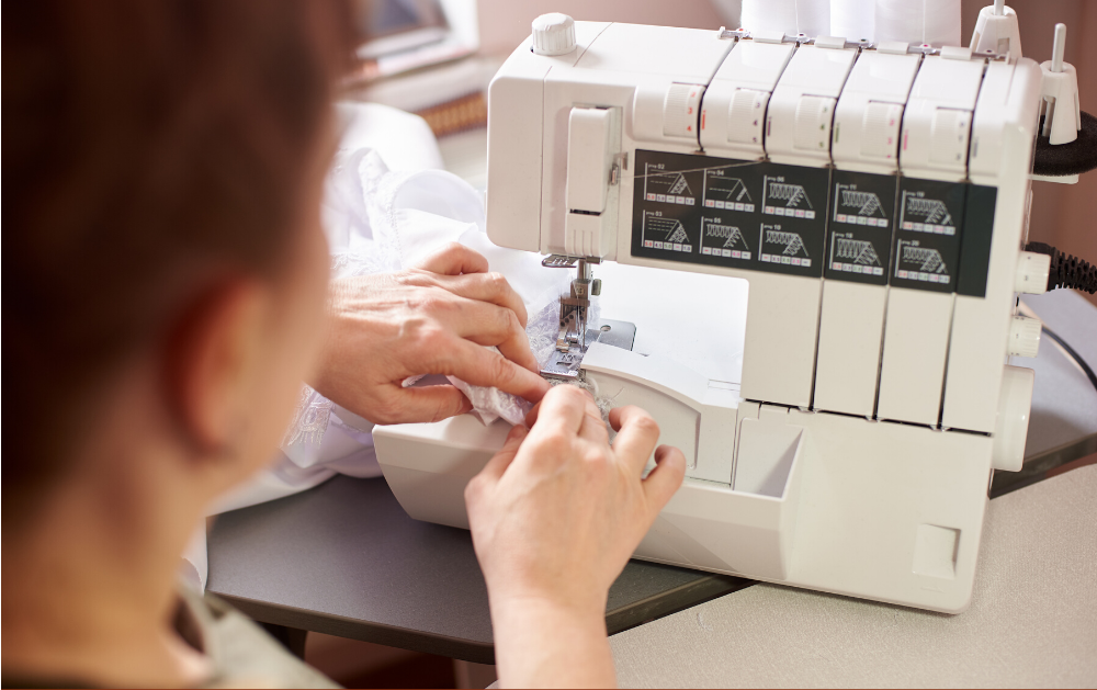 Changing thread on a serger quickly