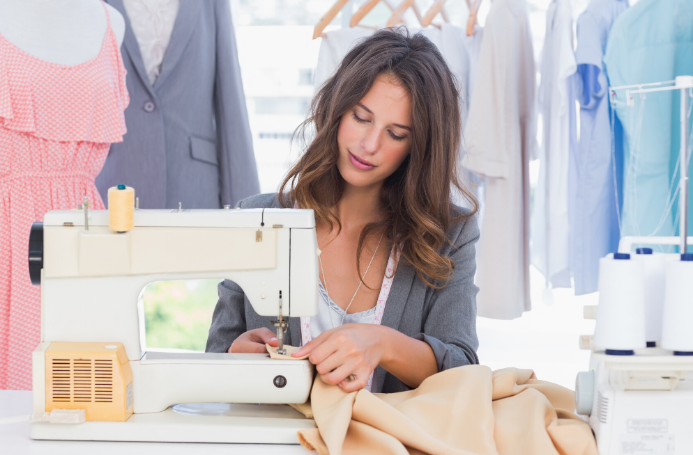 Sewing spandex fabric with a ballpoint needle