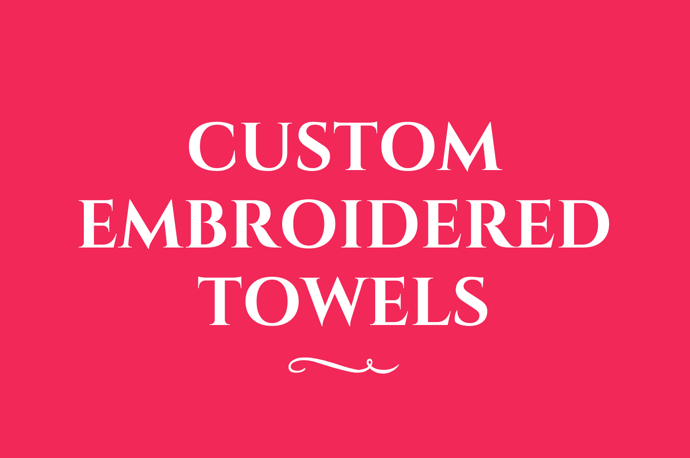 Embroider on Towels